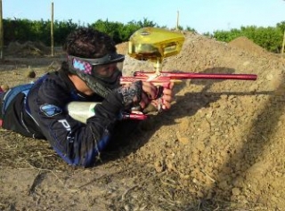 Apuntando al enemigo